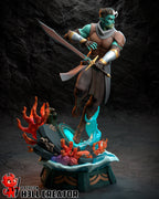 Tideblade Reef Warden | 1/10 Unpainted Resin Kit Model