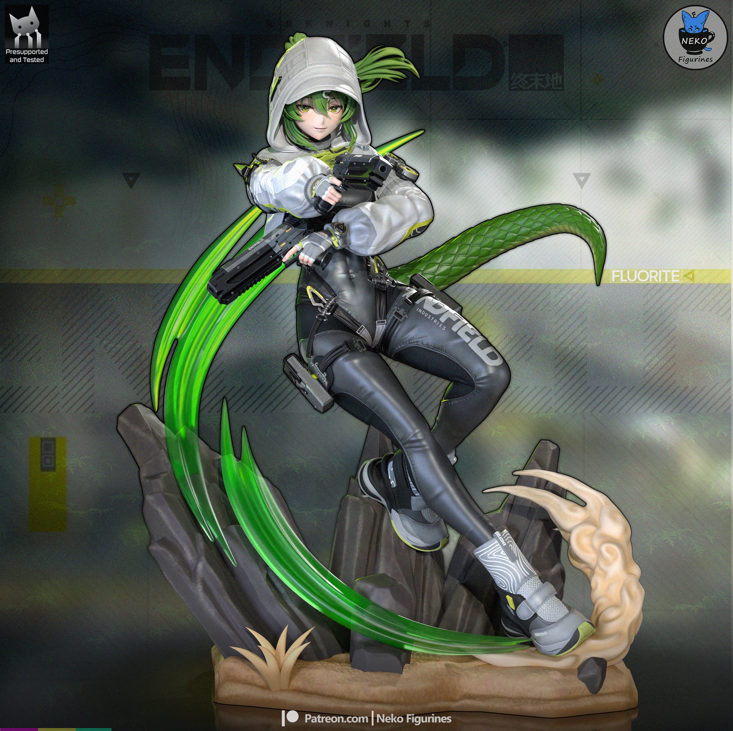 Emerald Viper Operative | 1/8 Unpainted Resin Kit Model