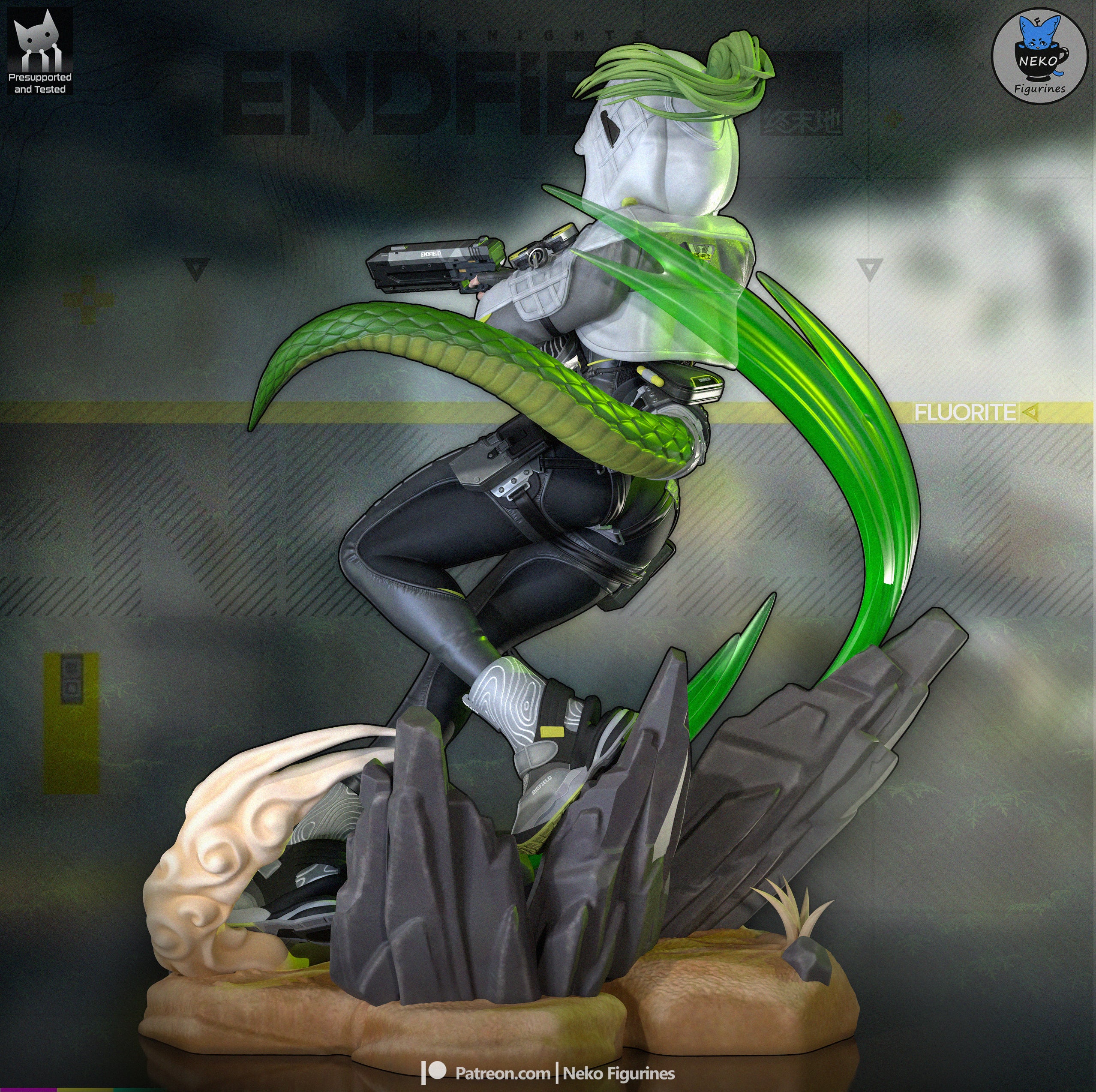 Emerald Viper Operative | 1/8 Unpainted Resin Kit Model