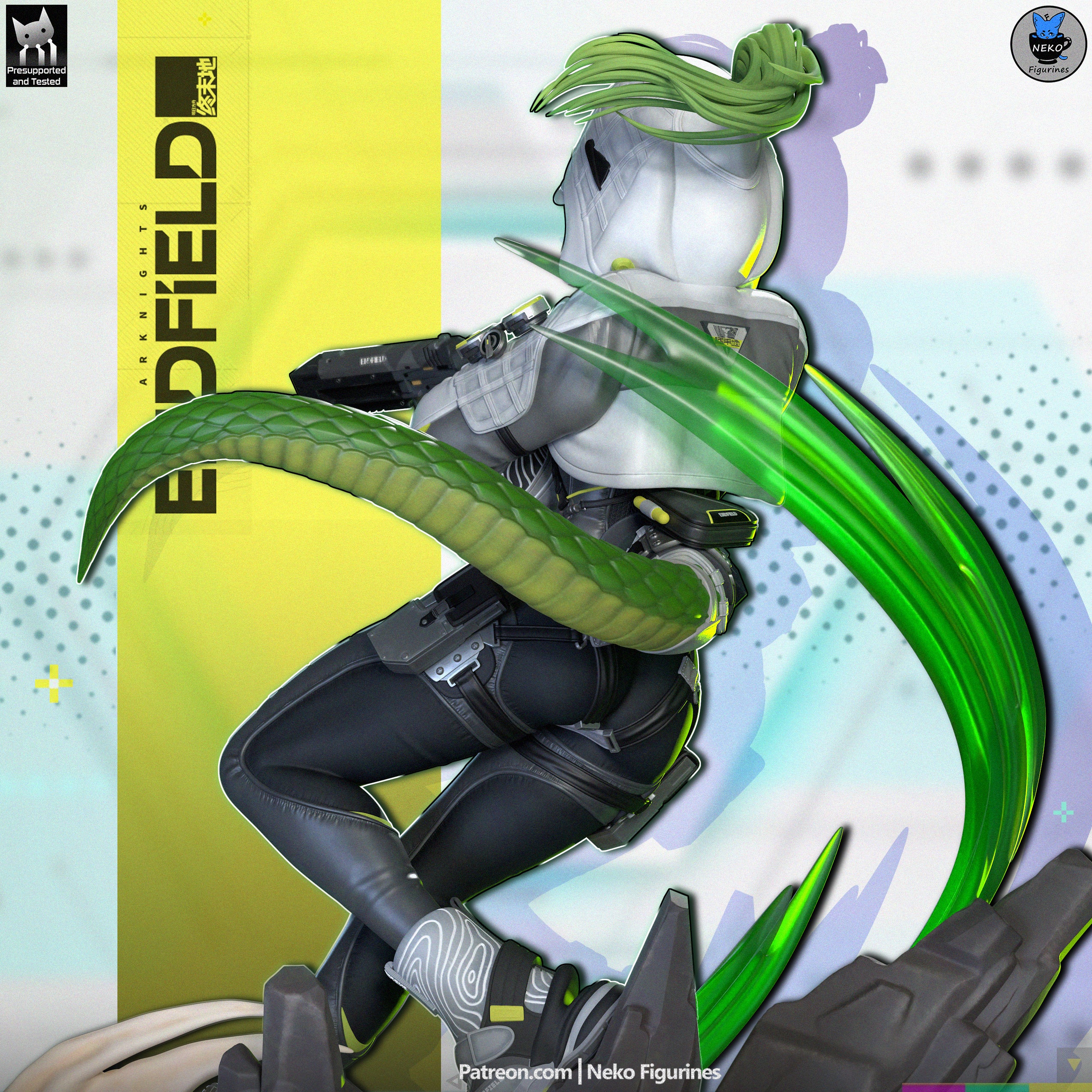 Emerald Viper Operative | 1/8 Unpainted Resin Kit Model
