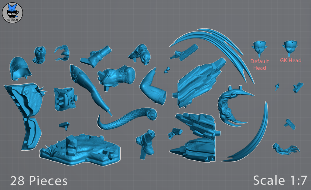Emerald Viper Operative | 1/8 Unpainted Resin Kit Model