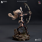 Ivory Hare Archeress | 1/8 Unpainted Resin Kit Model