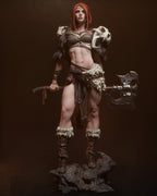 Crimson Savage Warden | 1/6 Unpainted Resin Kit Model