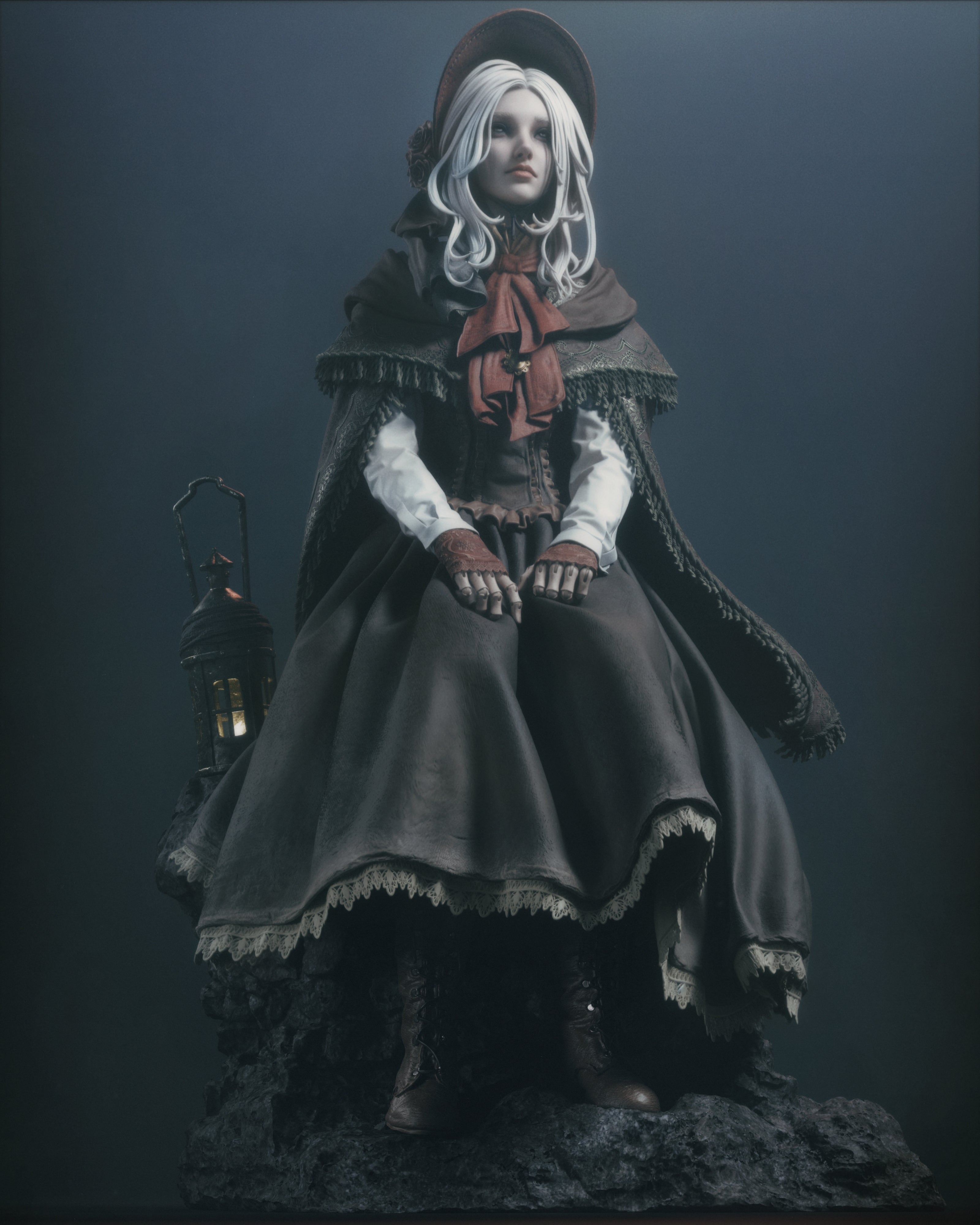 Veiled Lantern Sentinel | 1/6 Unpainted Resin Kit Model