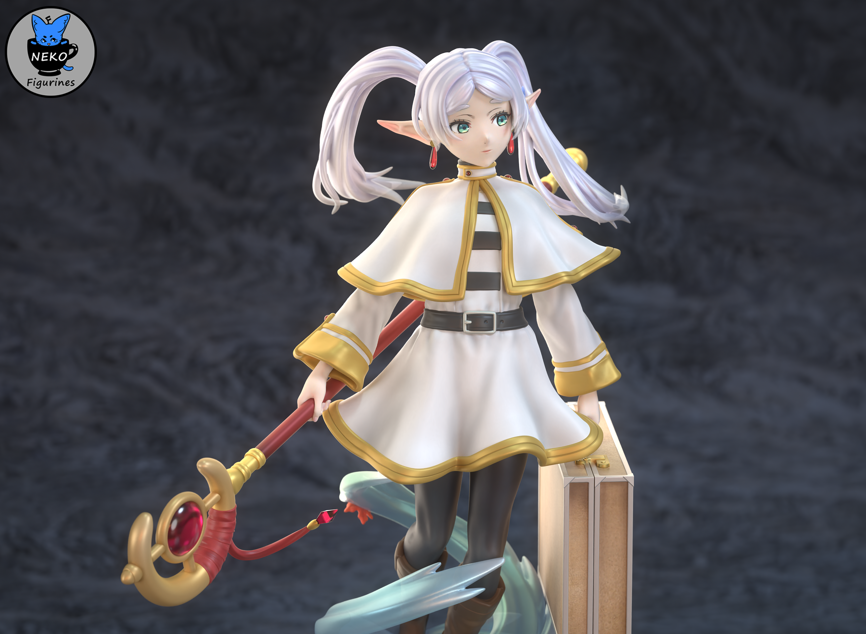 Arcane Wanderer Mage | 1/10 Unpainted Resin Kit Model