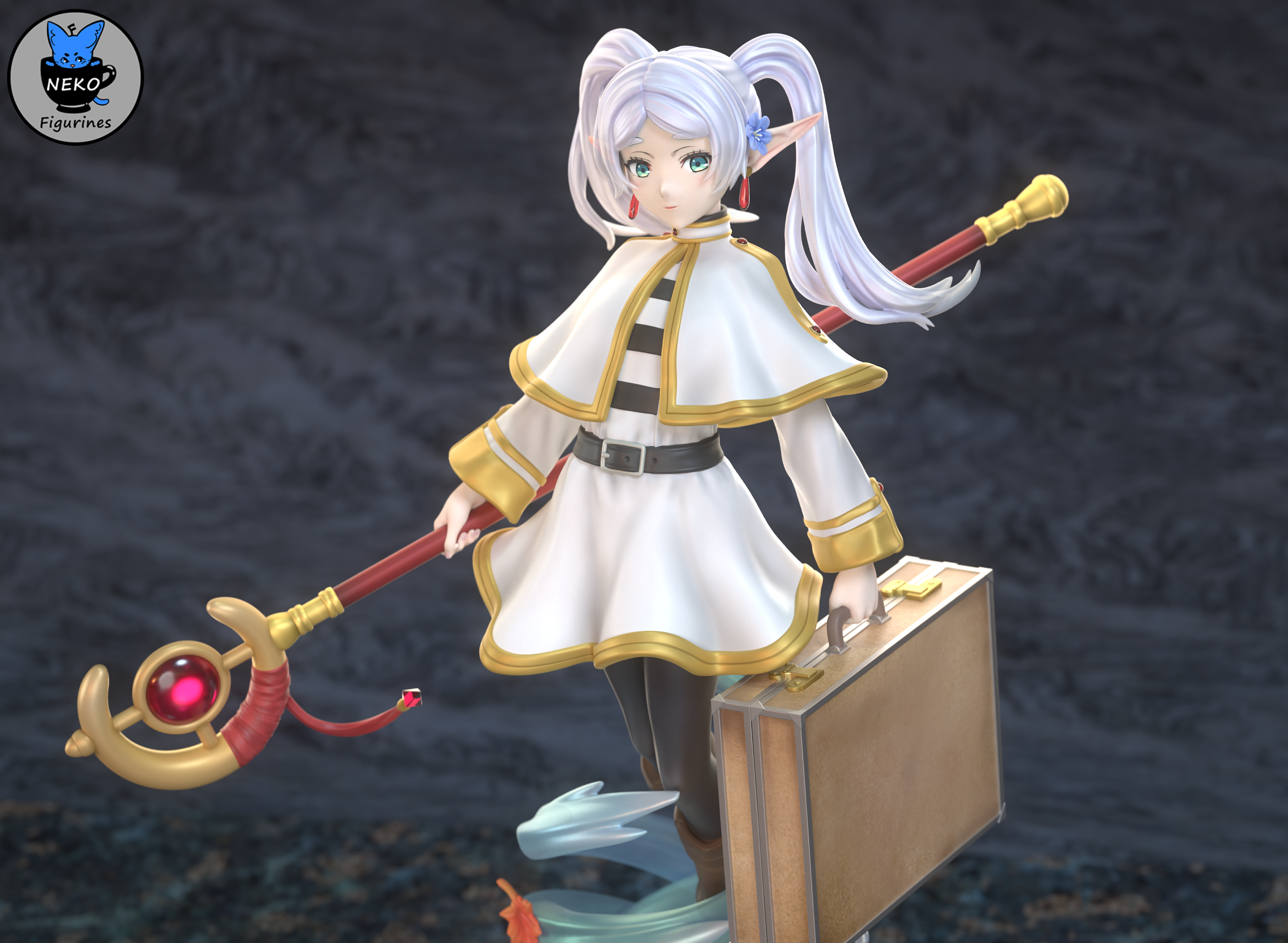 Arcane Wanderer Mage | 1/10 Unpainted Resin Kit Model