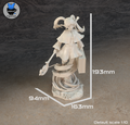 Arcane Wanderer Mage | 1/10 Unpainted Resin Kit Model