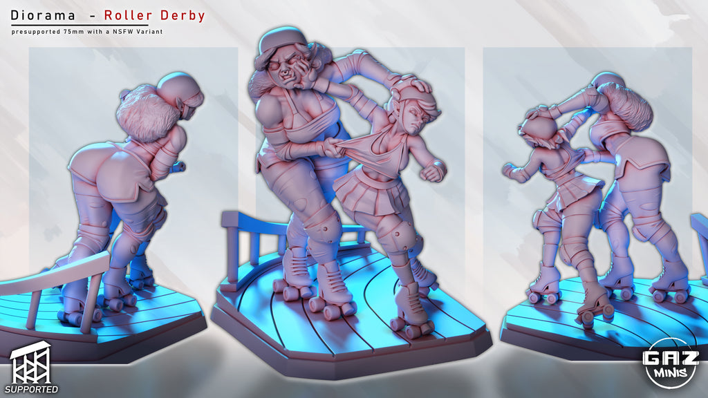 Brutal Track Enforcer | 32mm Unpainted Resin Kit Model