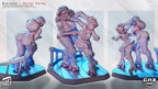 Brutal Track Enforcer | 32mm Unpainted Resin Kit Model