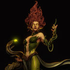 Verdant Vine Enchantress | 1/6 Unpainted Resin Kit Model