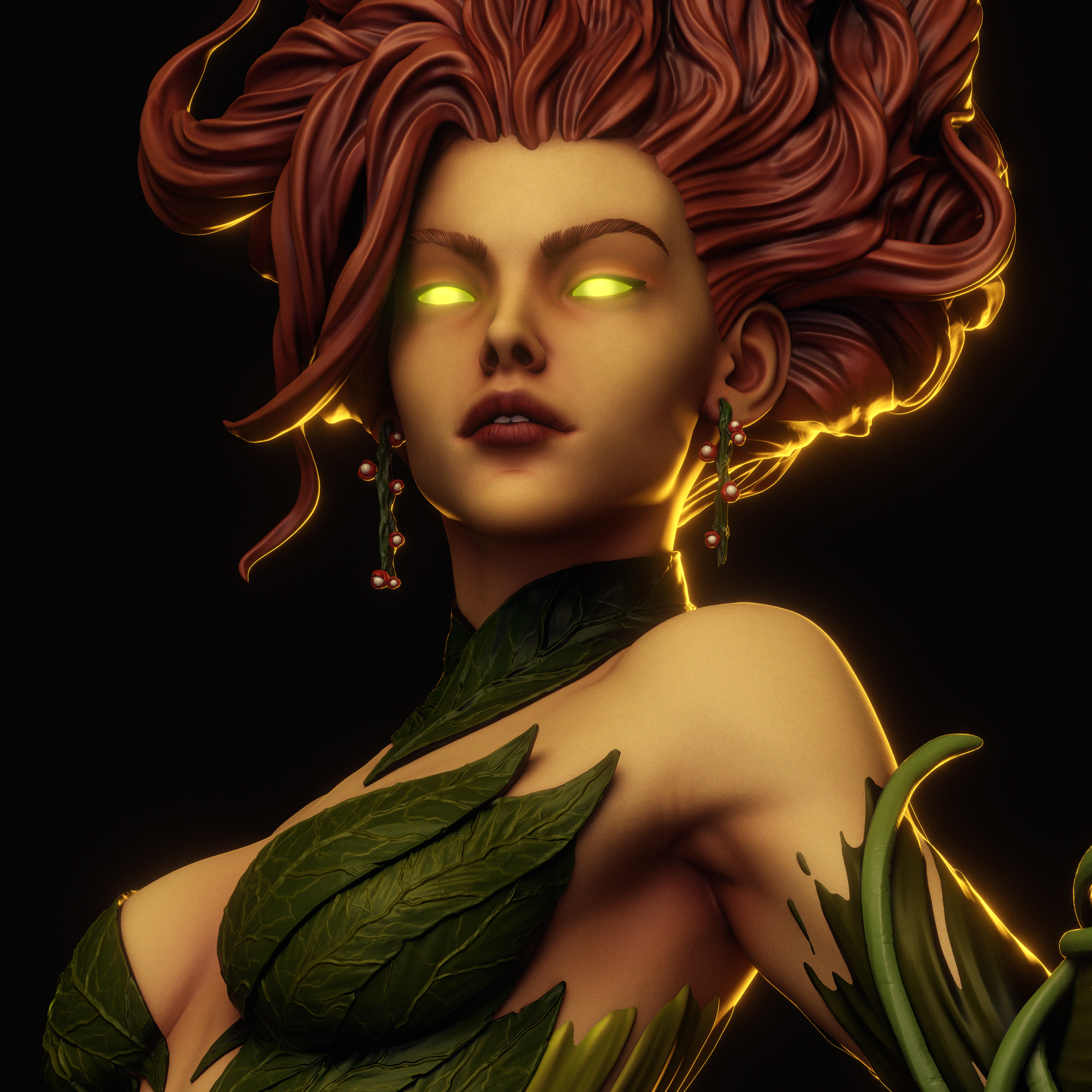Verdant Vine Enchantress | 1/6 Unpainted Resin Kit Model