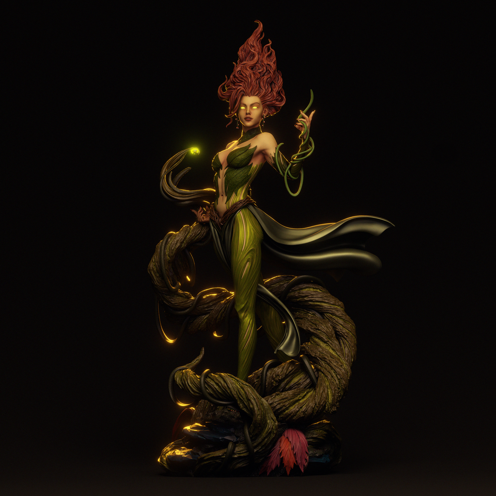 Verdant Vine Enchantress | 1/6 Unpainted Resin Kit Model
