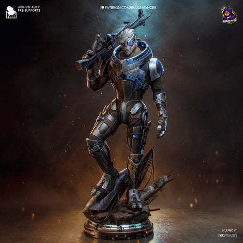 Aether Horned Sentinel | 1/8 Unpainted Resin Kit Model