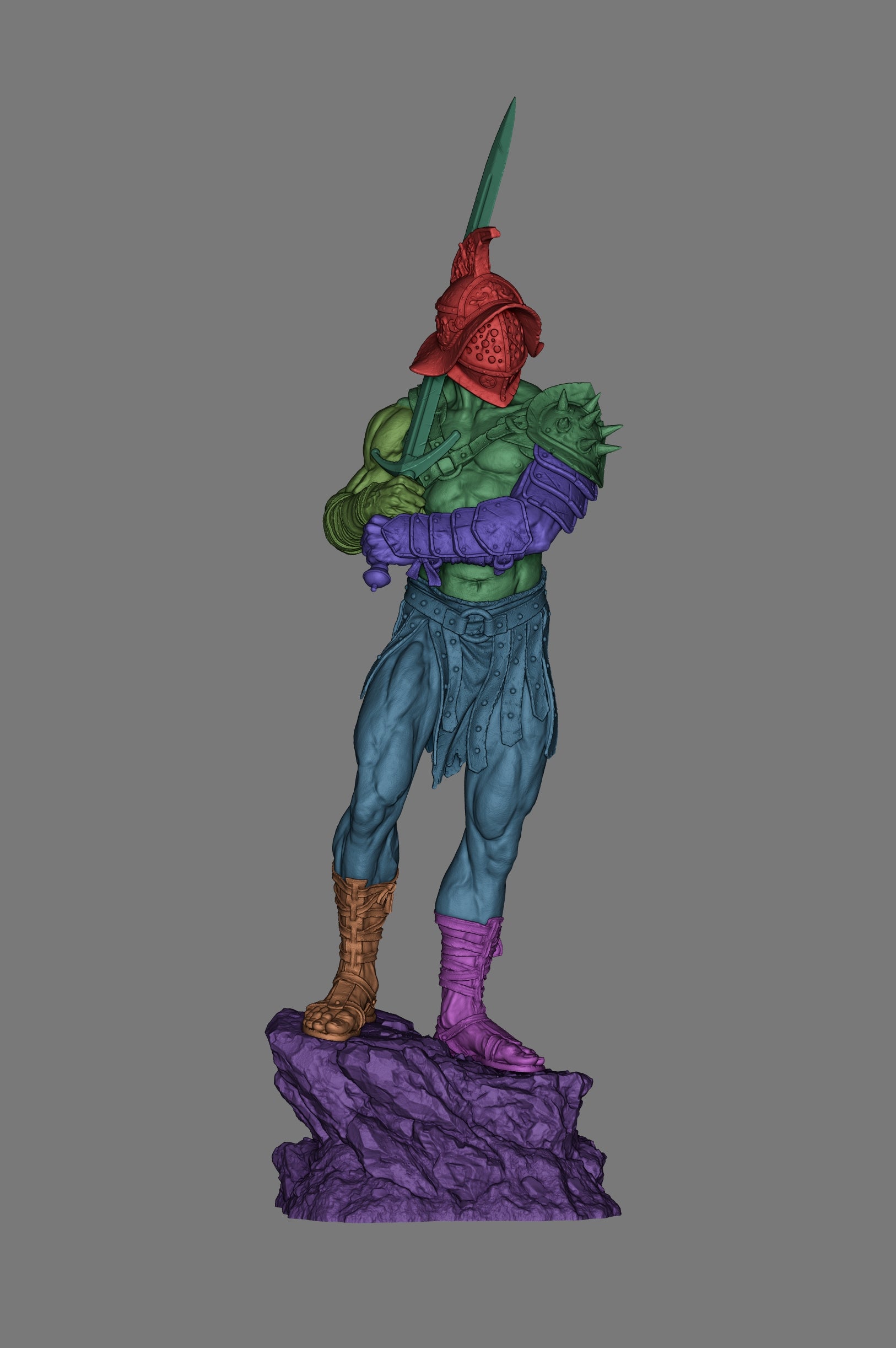 Ironfist Battle Warden | 1/6 Unpainted Resin Kit Model