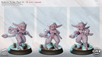 Feral Goblin Marauders | 32mm Unpainted Resin Kit Model