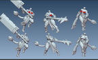 Feral Goblin Marauders | 32mm Unpainted Resin Kit Model