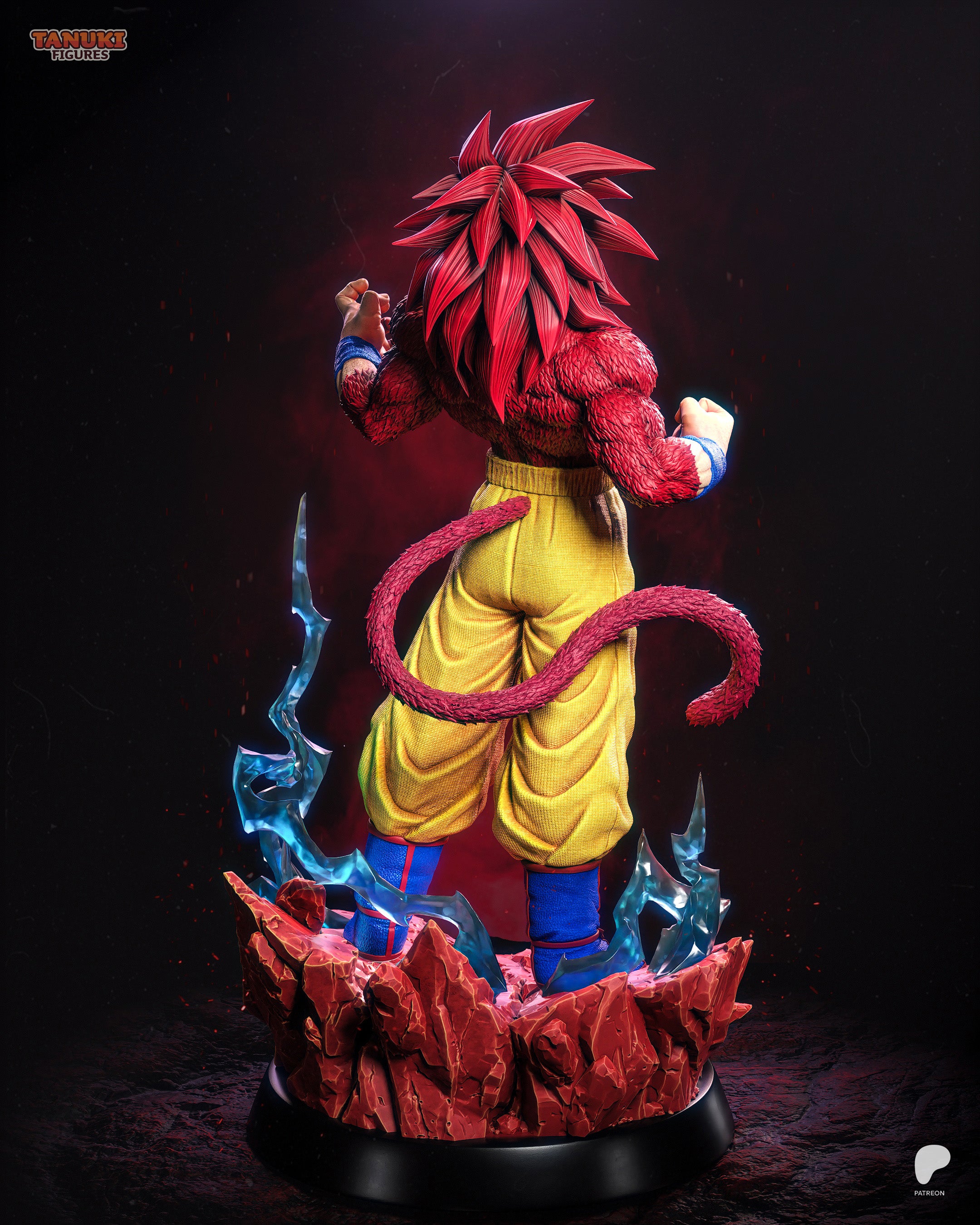 Crimson Primal Fury Titan | 1/8 Unpainted Resin Kit Model