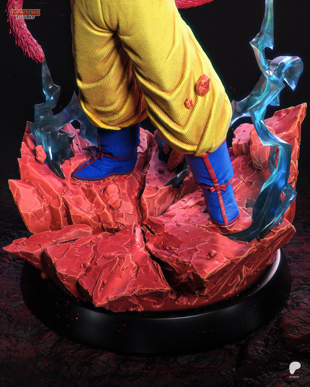 Crimson Primal Fury Titan | 1/8 Unpainted Resin Kit Model