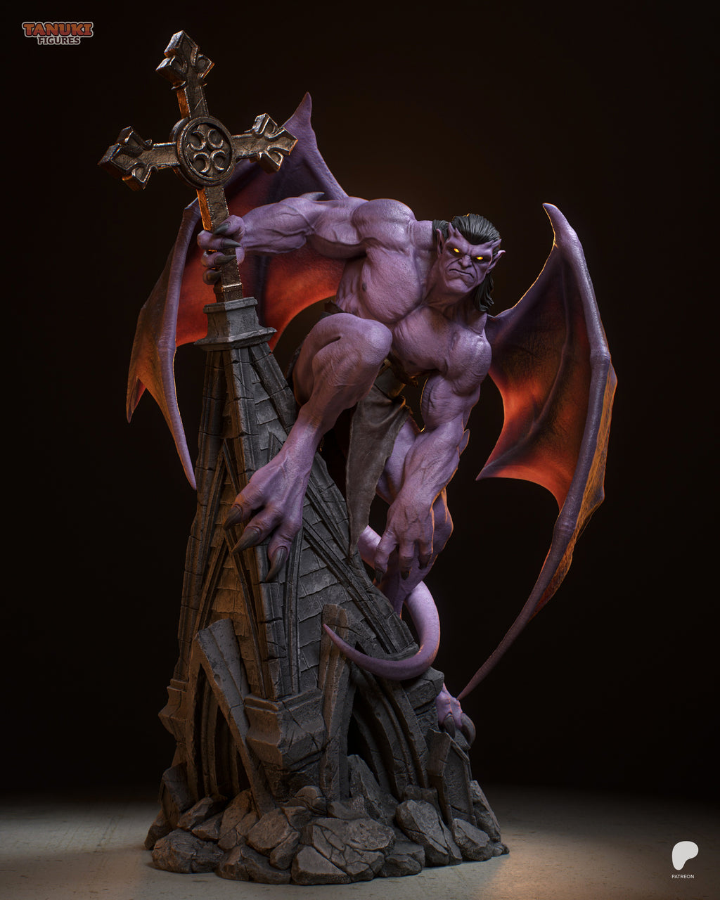 Violet Spire Tyrant | 1/6 Unpainted Resin Kit Model