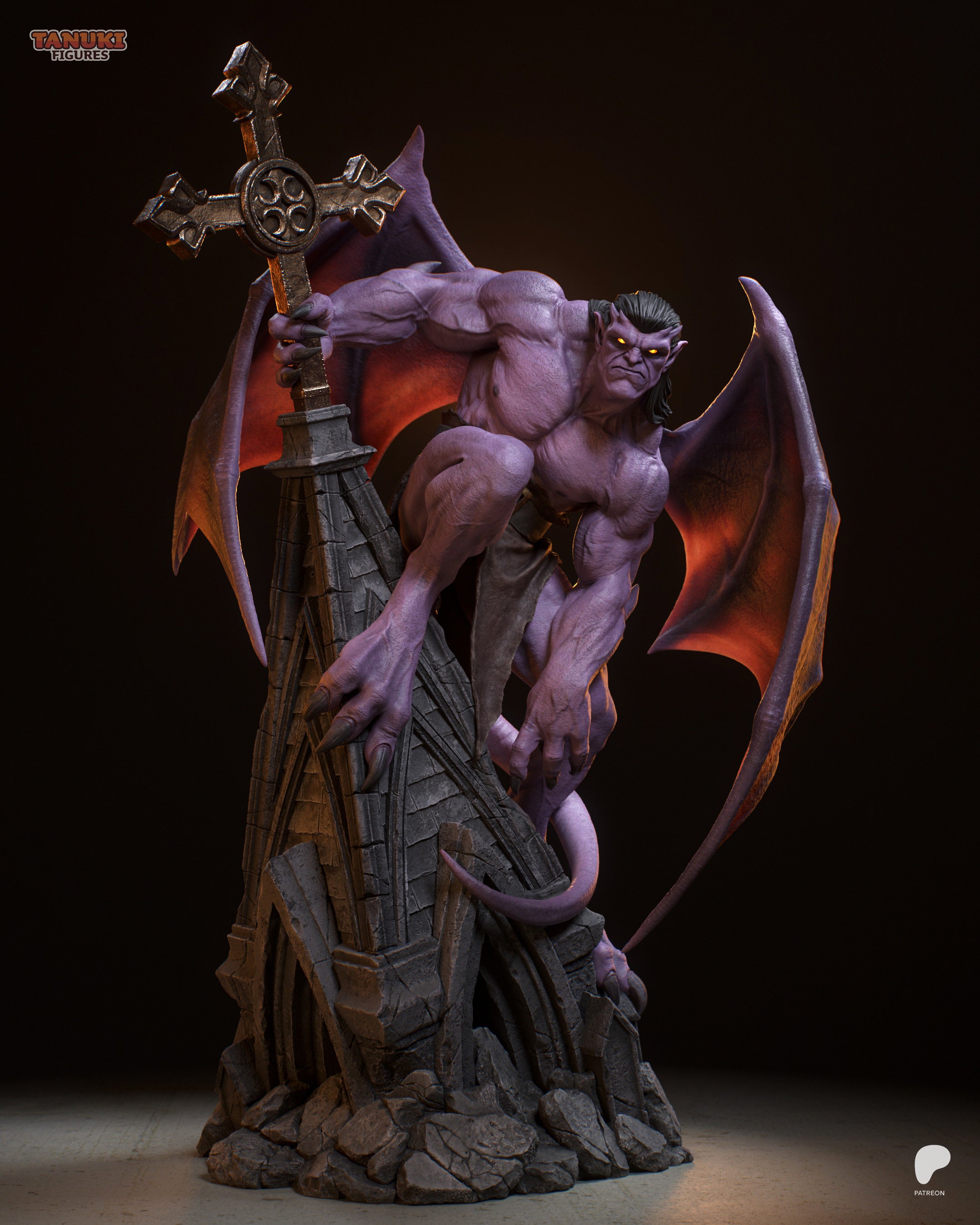 Violet Spire Tyrant | 1/6 Unpainted Resin Kit Model