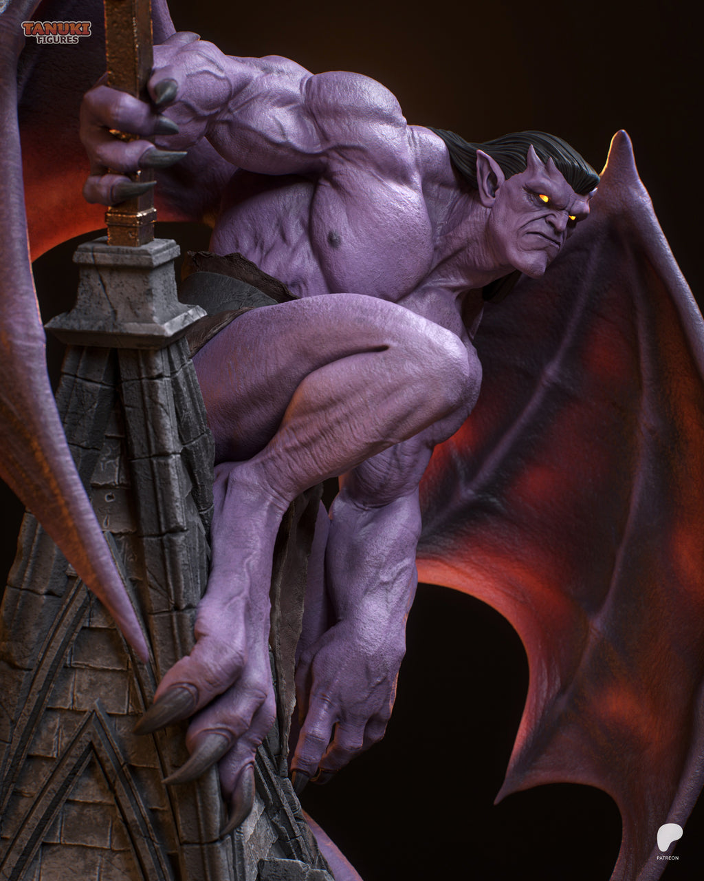 Violet Spire Tyrant | 1/6 Unpainted Resin Kit Model