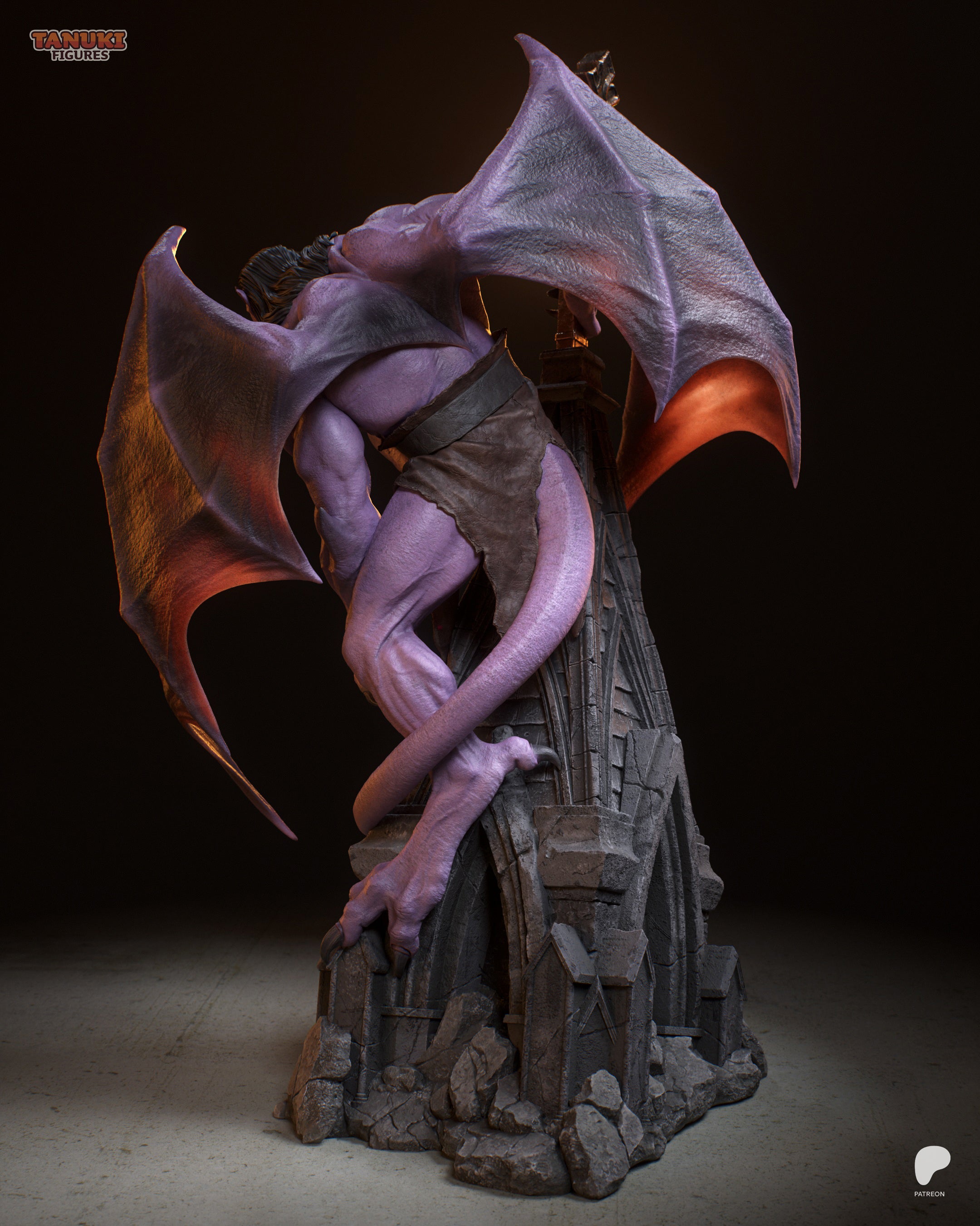Violet Spire Tyrant | 1/6 Unpainted Resin Kit Model
