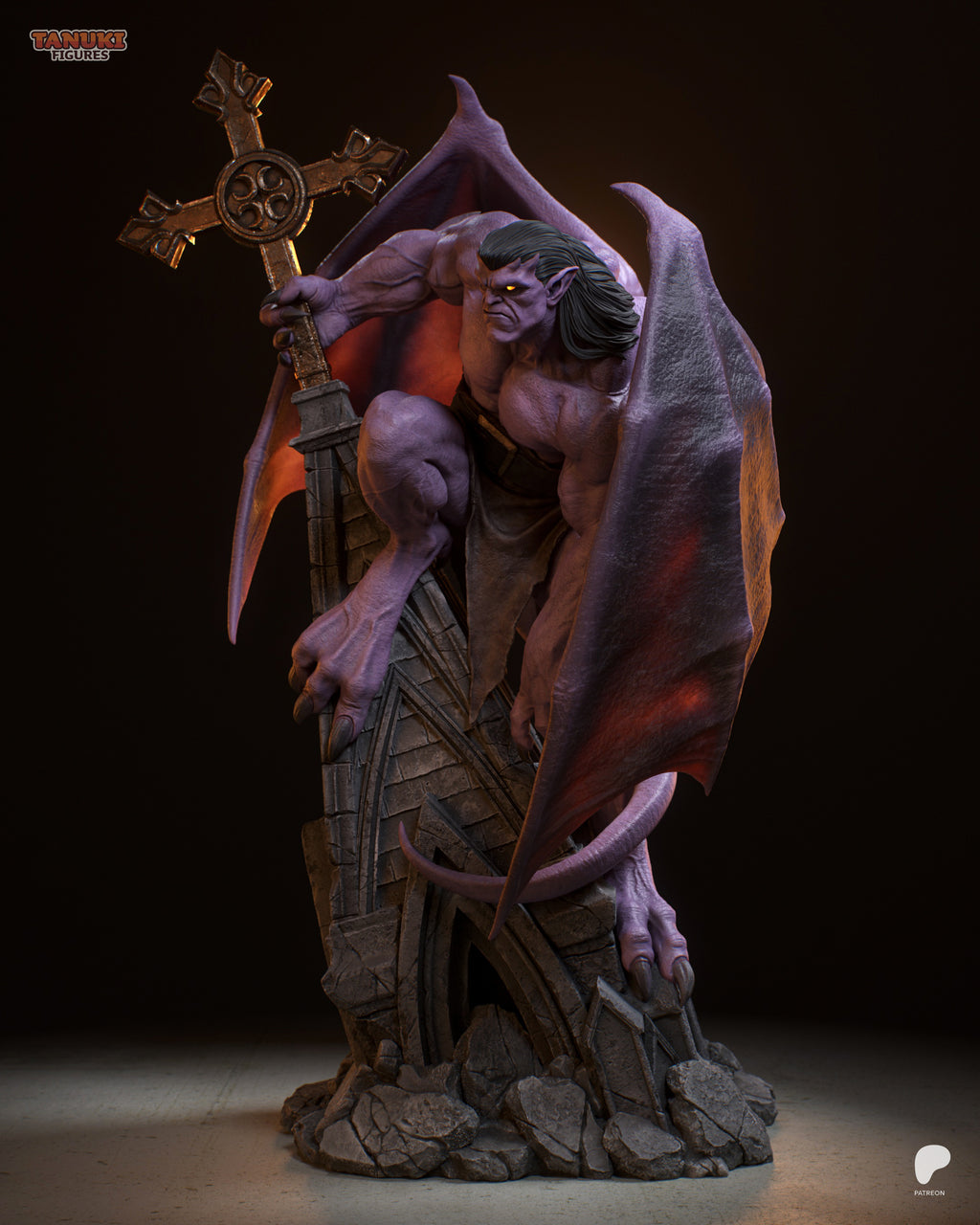 Violet Spire Tyrant | 1/6 Unpainted Resin Kit Model