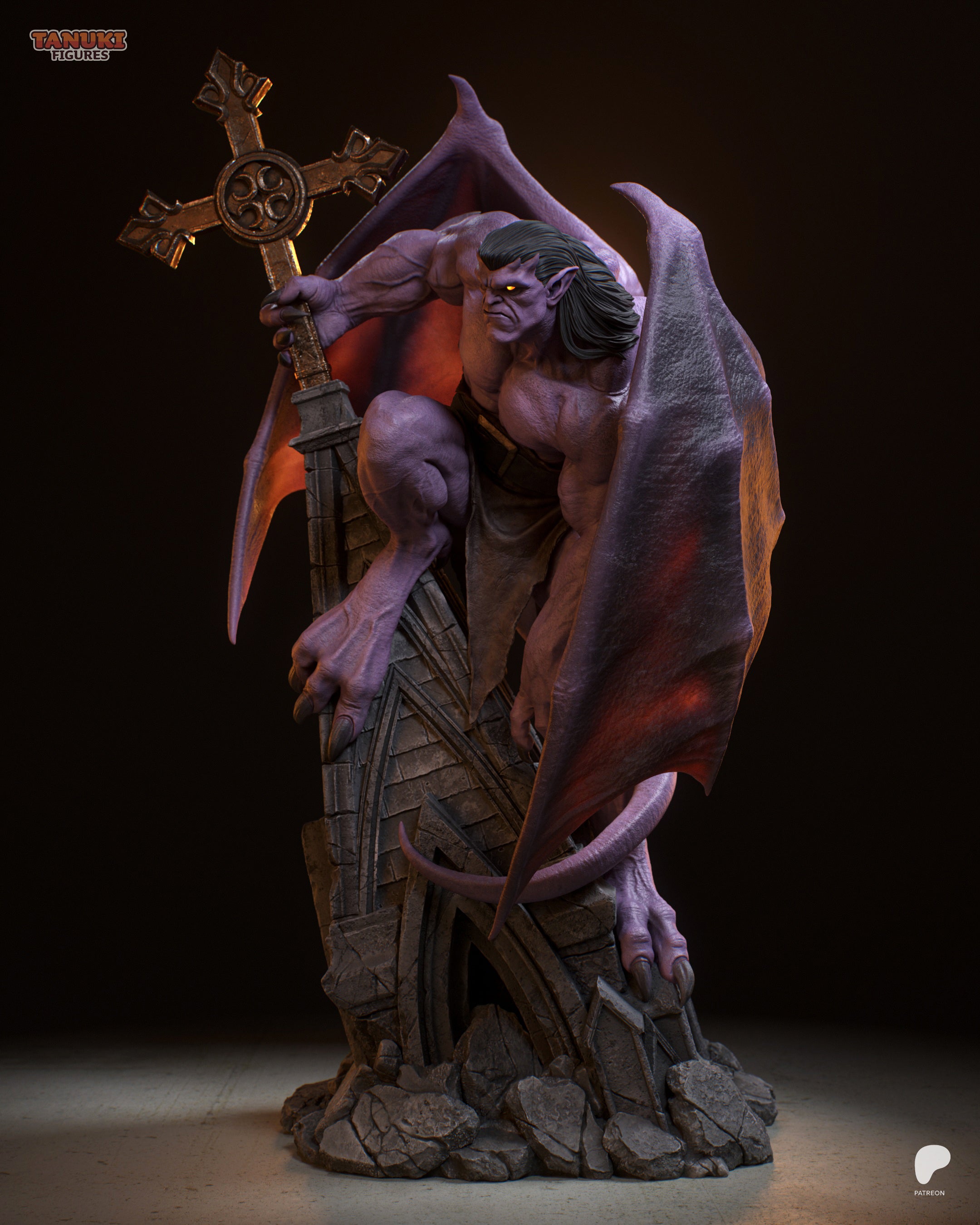 Violet Spire Tyrant | 1/6 Unpainted Resin Kit Model