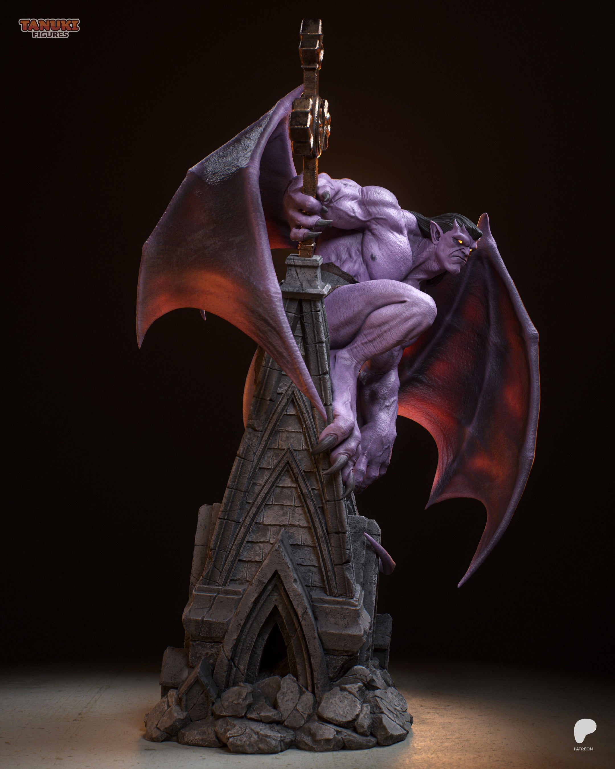Violet Spire Tyrant | 1/6 Unpainted Resin Kit Model