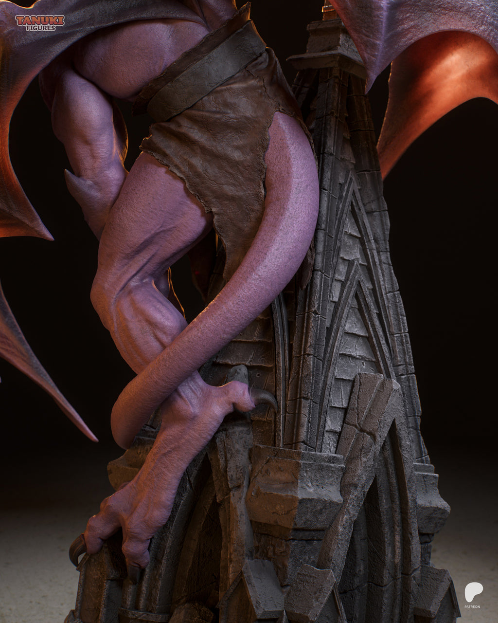 Violet Spire Tyrant | 1/6 Unpainted Resin Kit Model