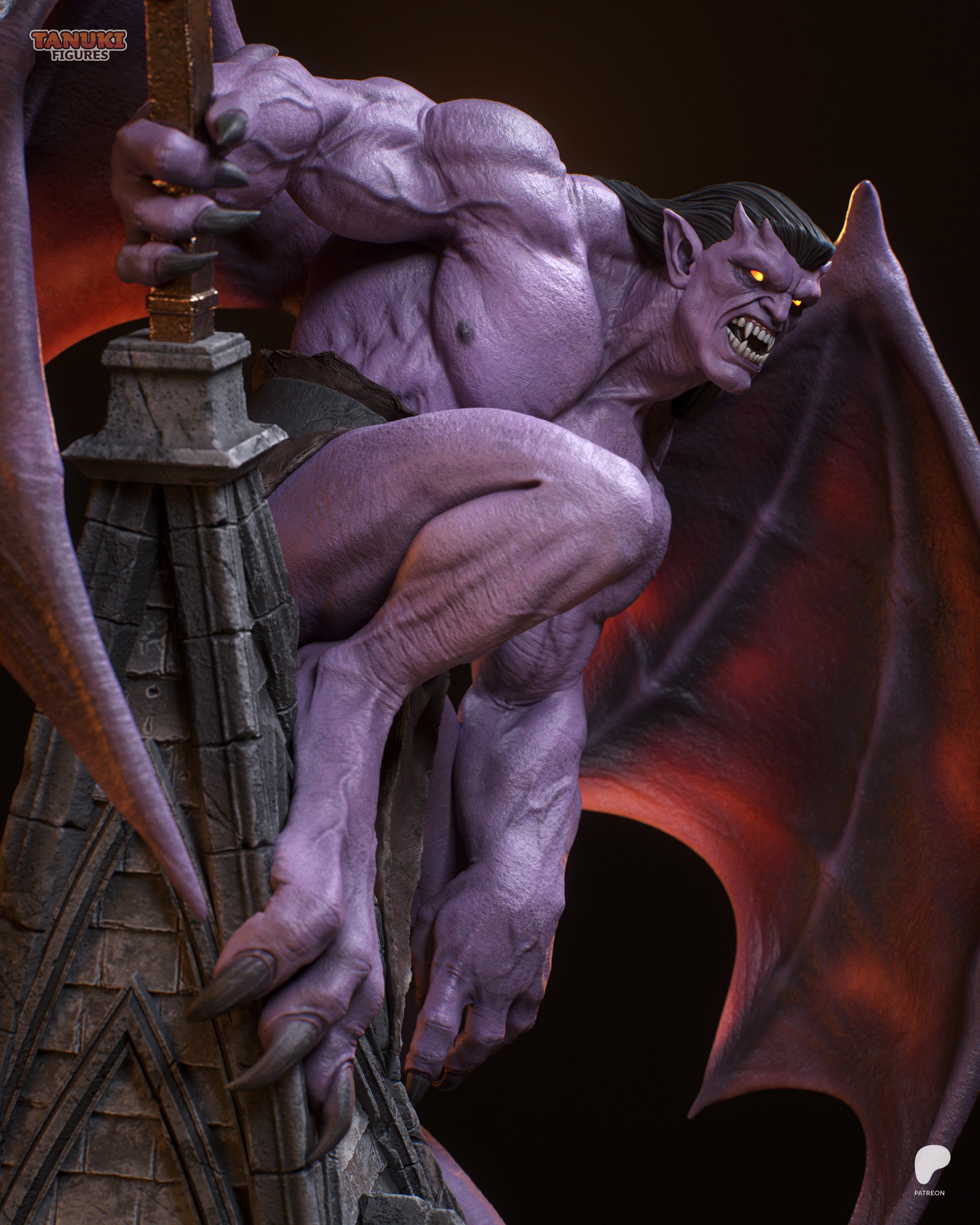 Violet Spire Tyrant | 1/6 Unpainted Resin Kit Model