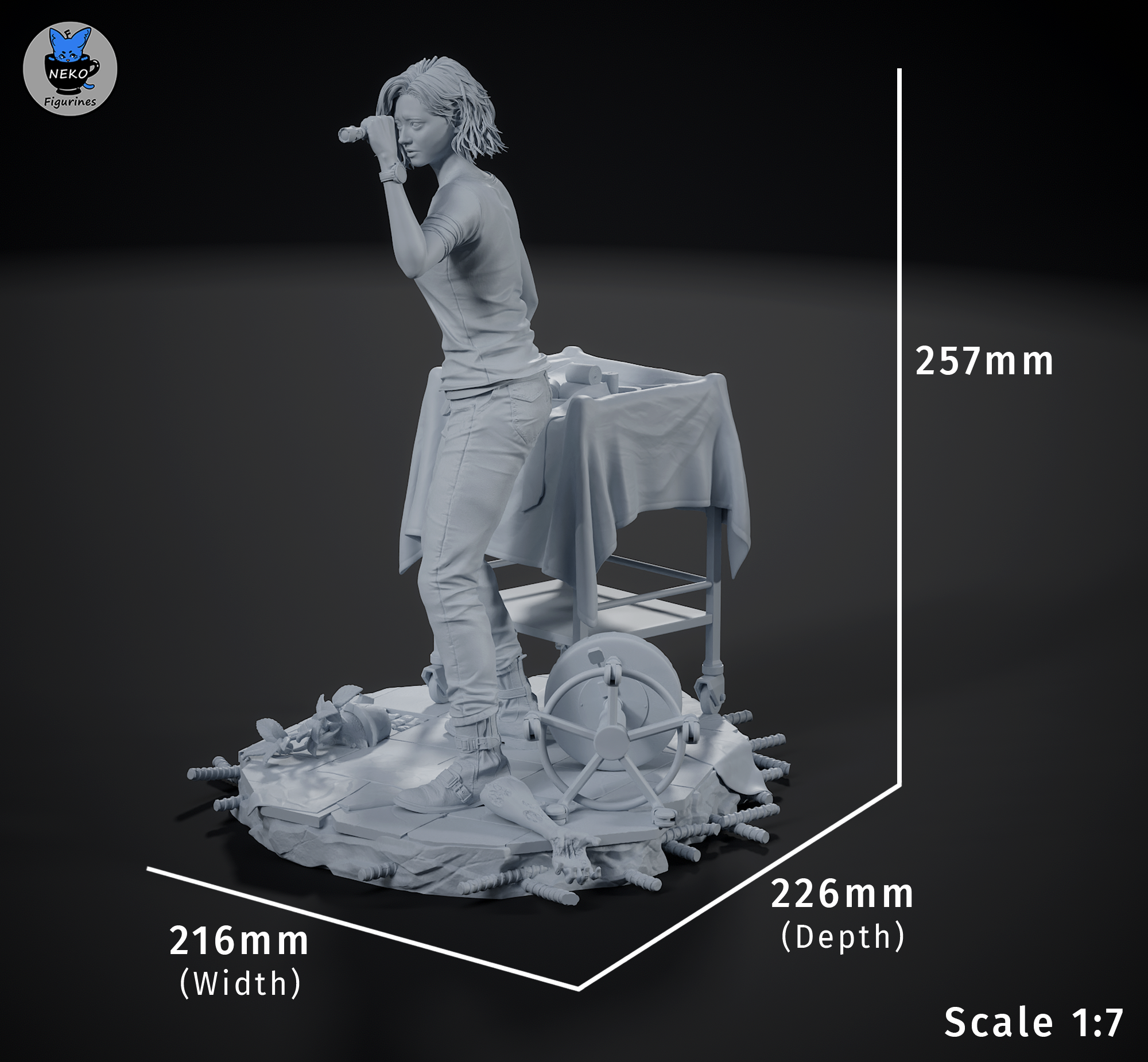 Ruinlight Sentinel | 1/7 Unpainted Resin Kit Model