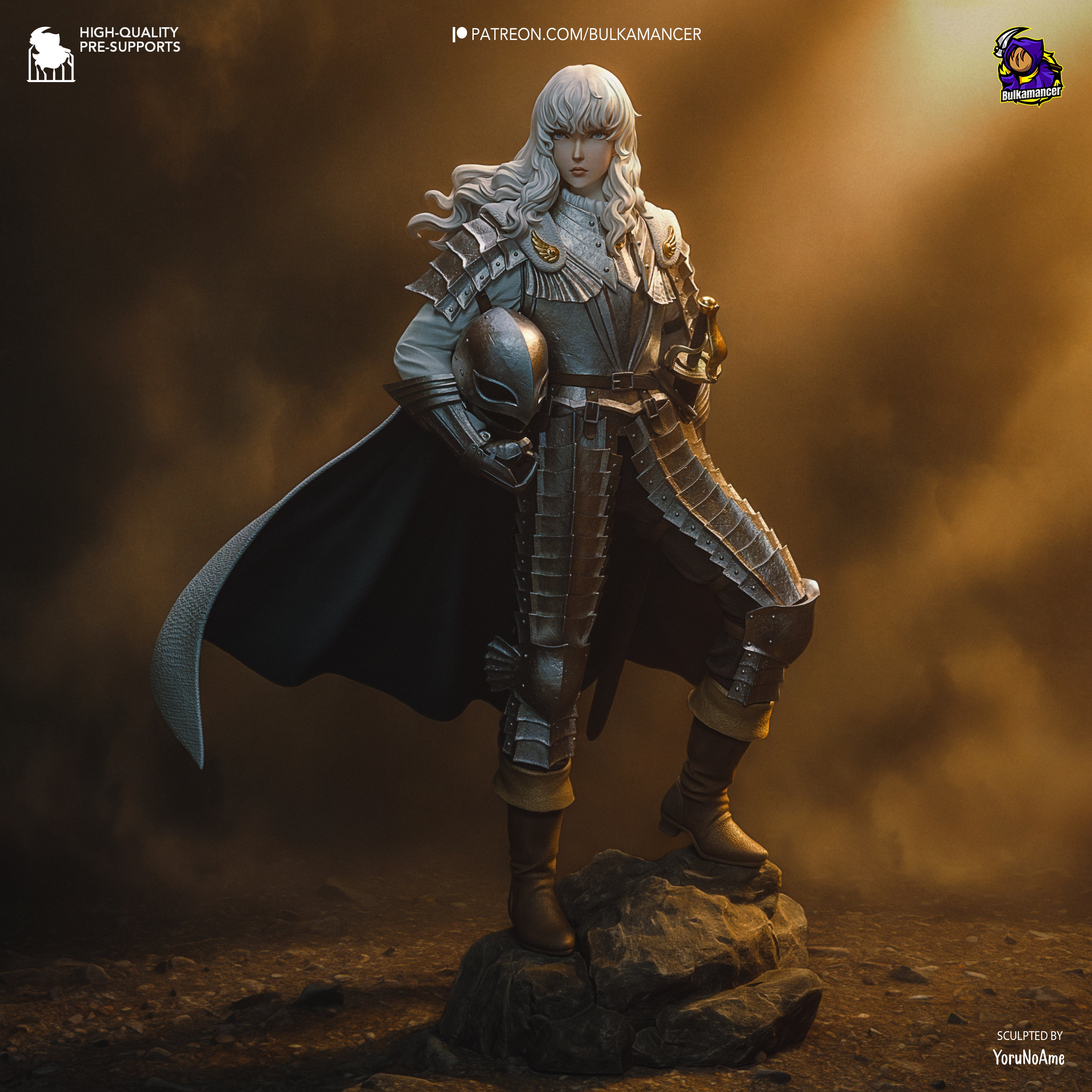 Ethereal Silver Paladin | 1/8 Unpainted Resin Kit Model
