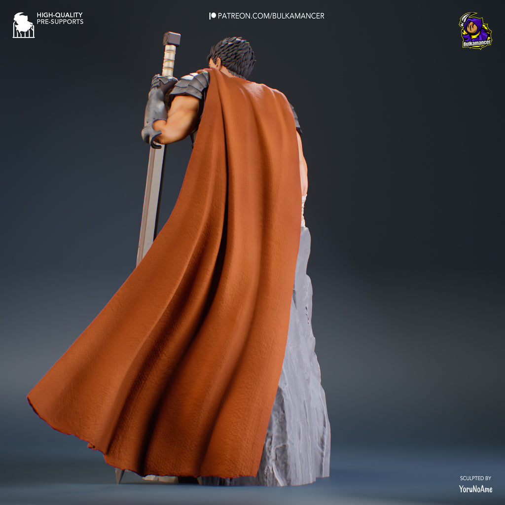Crimson Cloak Berserker | 1/8 Unpainted Resin Kit Model