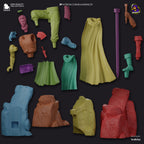 Crimson Cloak Berserker | 1/8 Unpainted Resin Kit Model