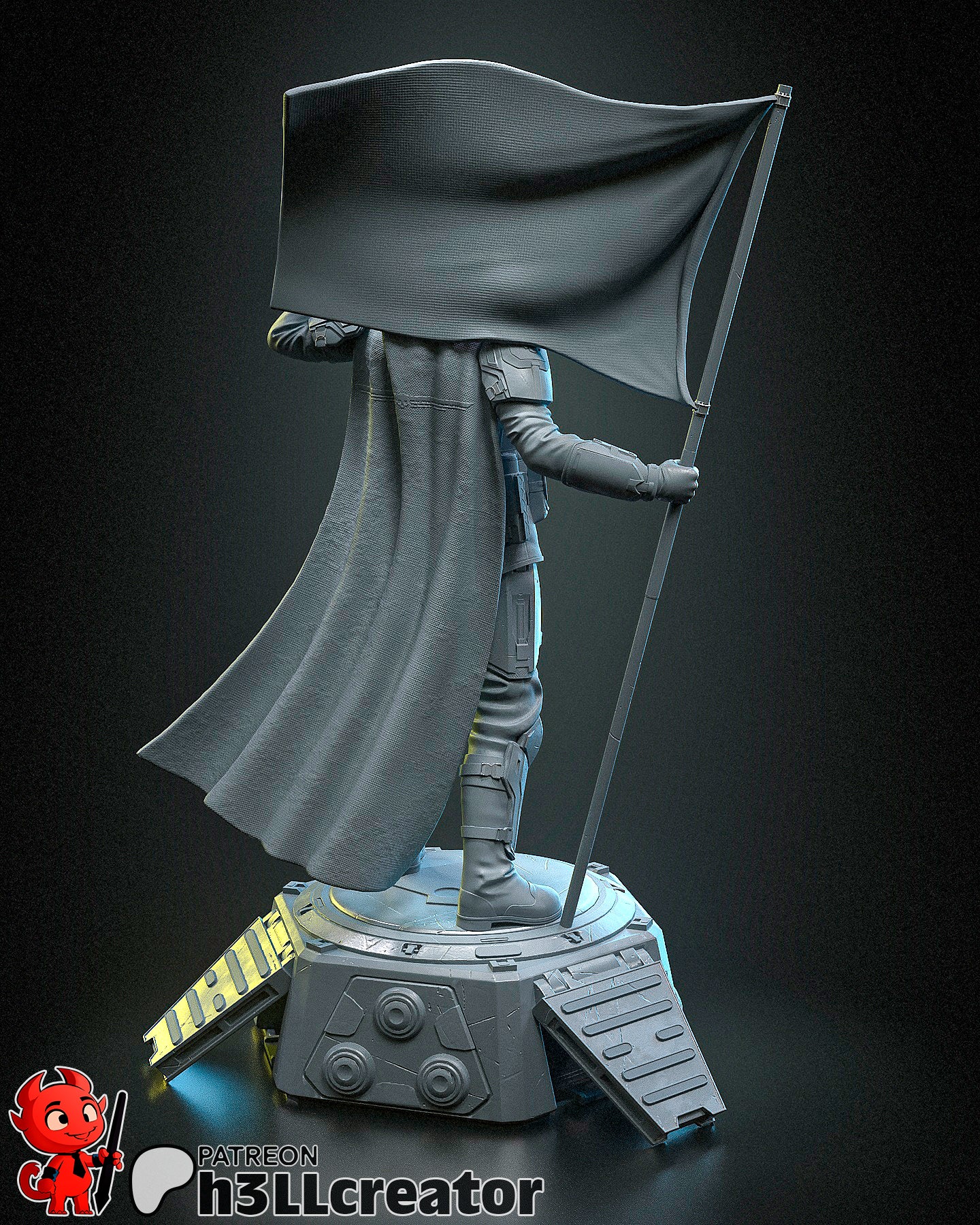 Stellar Banner Sentinel | 1/12 Unpainted Resin Kit Model