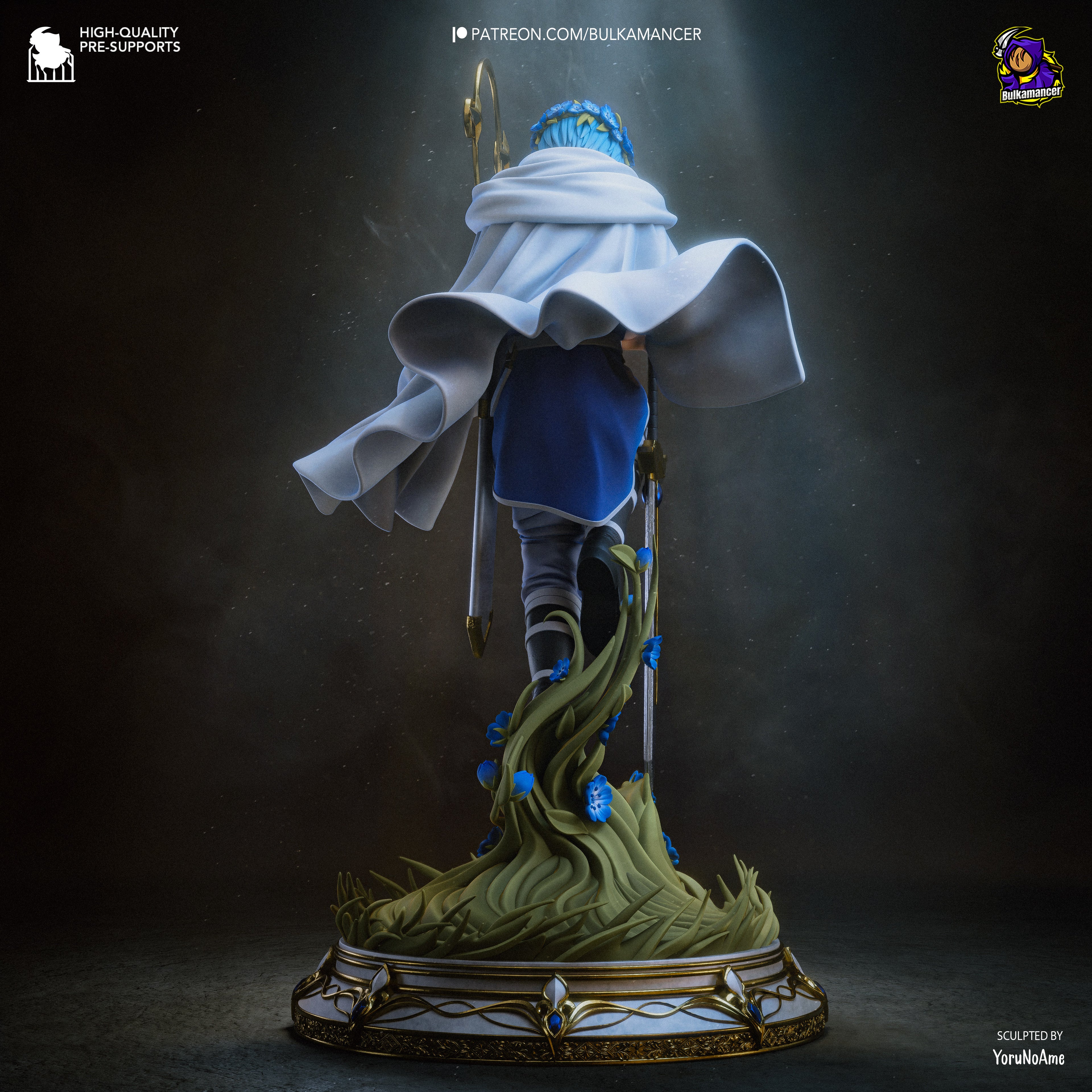 Celestial Bloom Guardian | 1/8 Unpainted Resin Kit Model