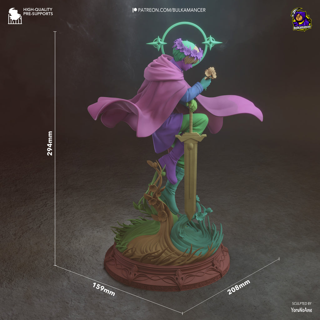 Celestial Bloom Guardian | 1/8 Unpainted Resin Kit Model