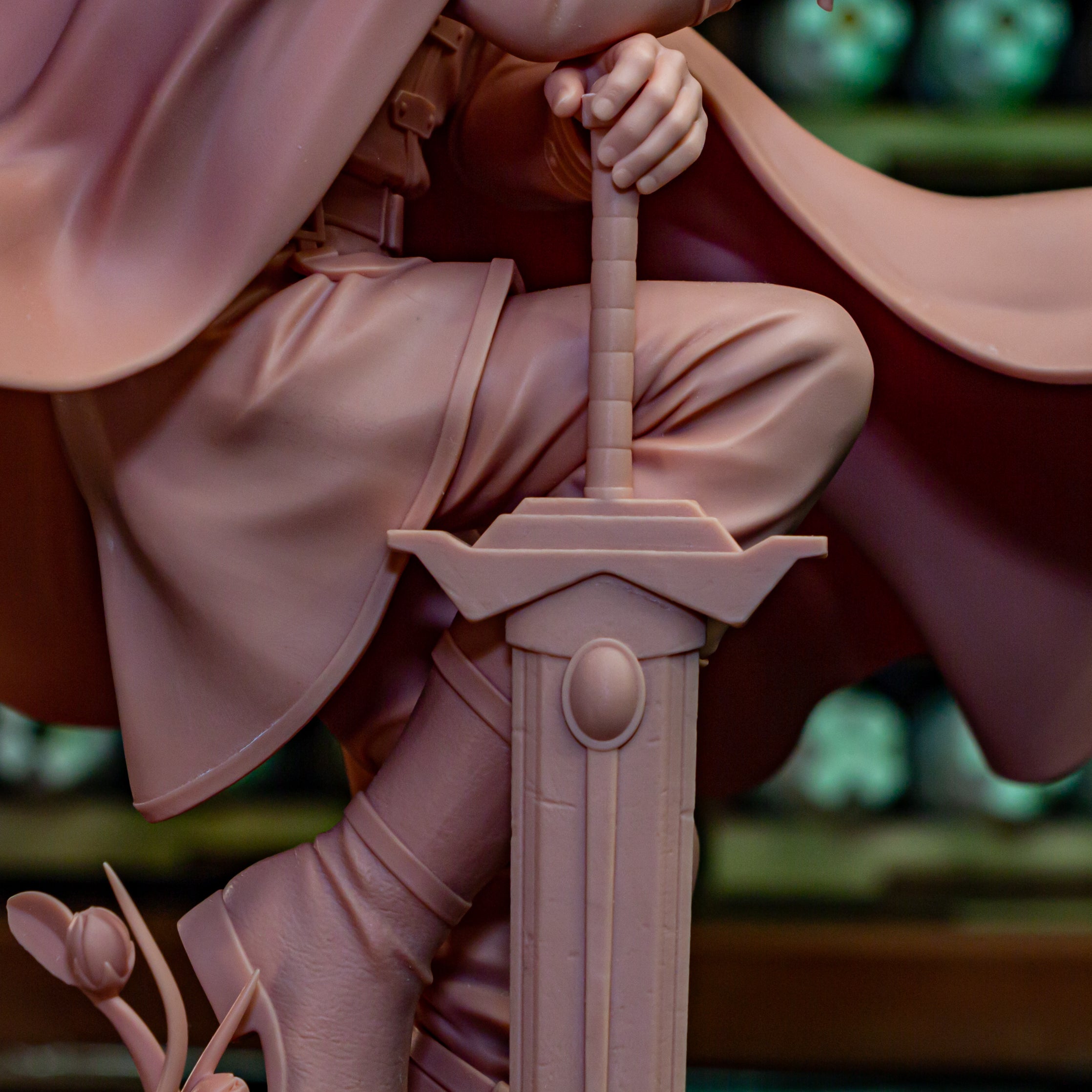 Celestial Bloom Guardian | 1/8 Unpainted Resin Kit Model