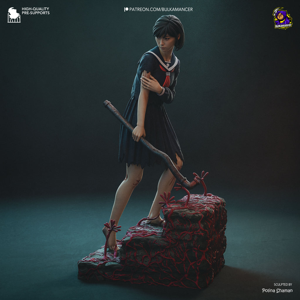 Crimson Veil Lament | 1/8 Unpainted Resin Kit Model
