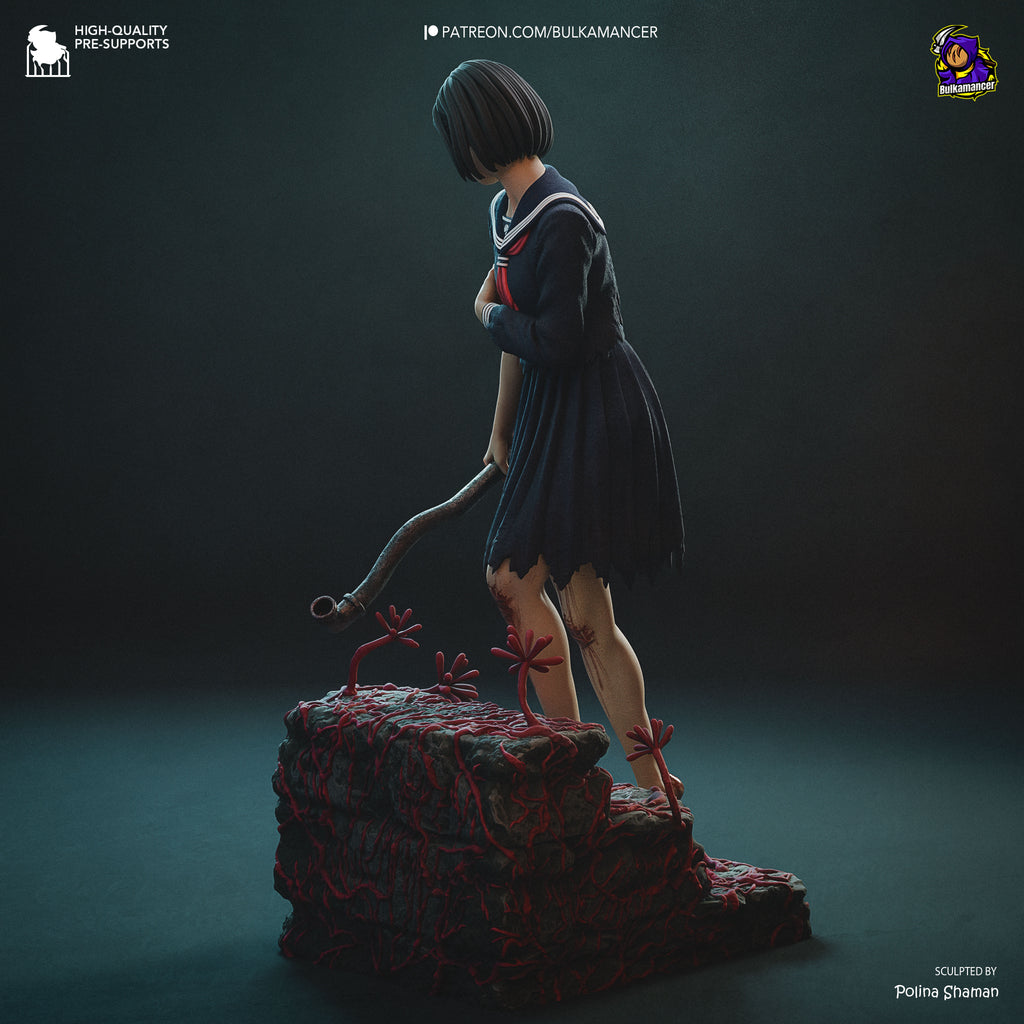 Crimson Veil Lament | 1/8 Unpainted Resin Kit Model