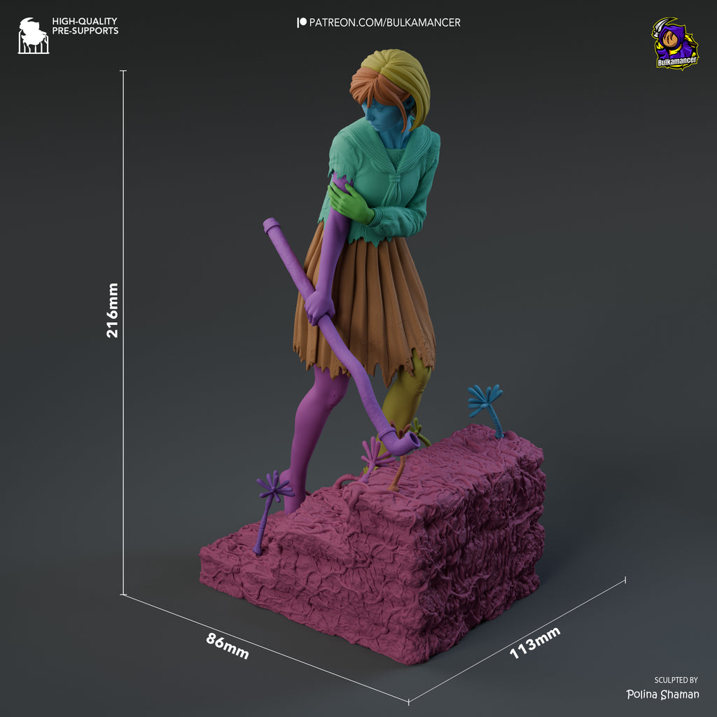 Crimson Veil Lament | 1/8 Unpainted Resin Kit Model