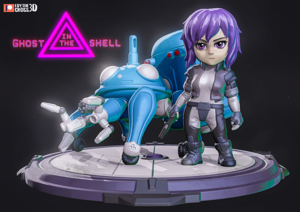 Astral Veil Operative | Chibi Unpainted Resin Kit Model