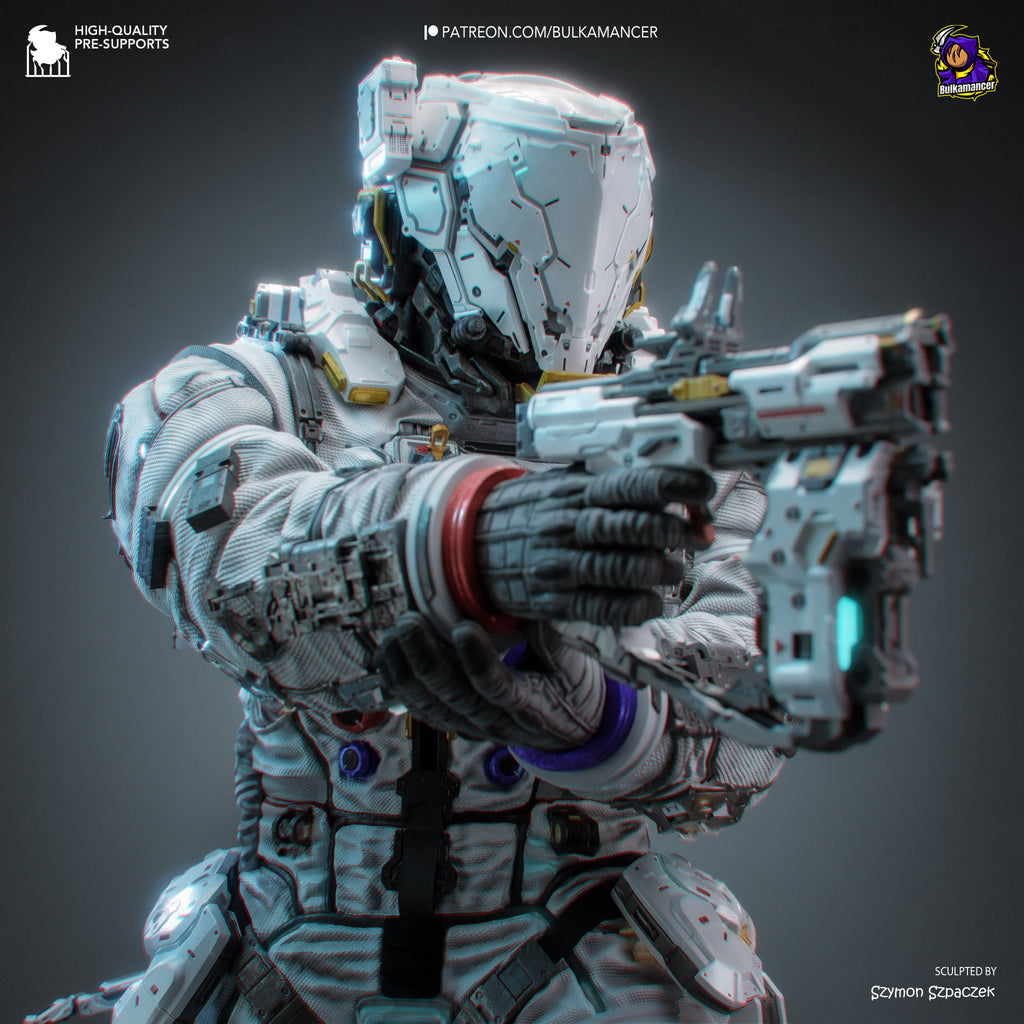 Nebula Armor Vanguard | 1/8 Unpainted Resin Kit Model