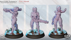 Tempest Assault Squad | 32mm Unpainted Resin Kit Model