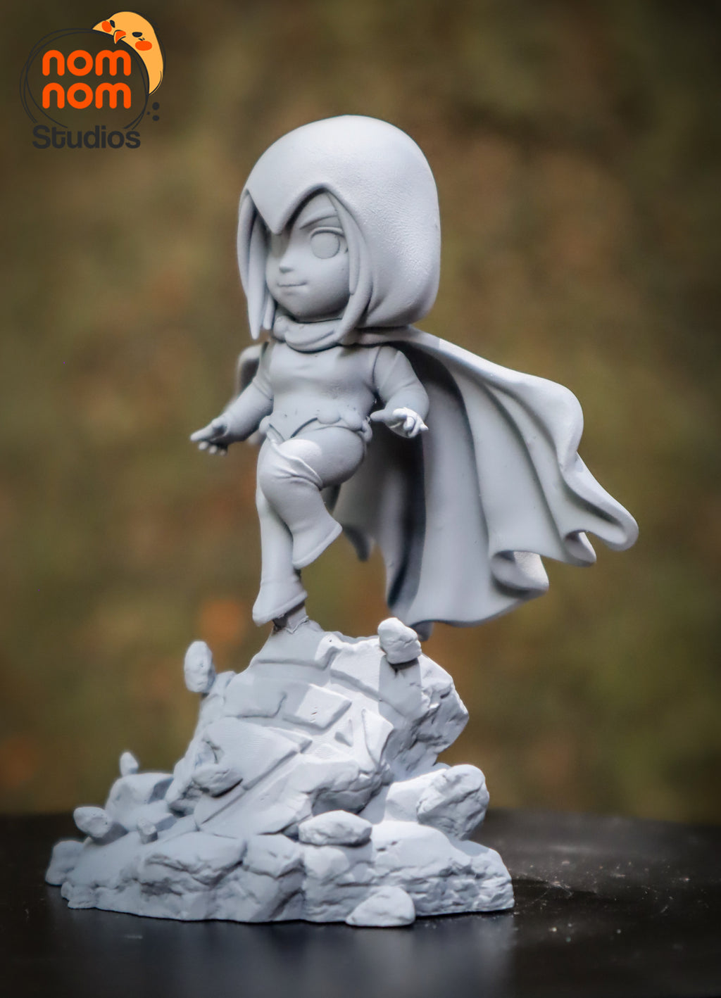 Cloaked Veilwalker | Chibi Unpainted Resin Kit Model