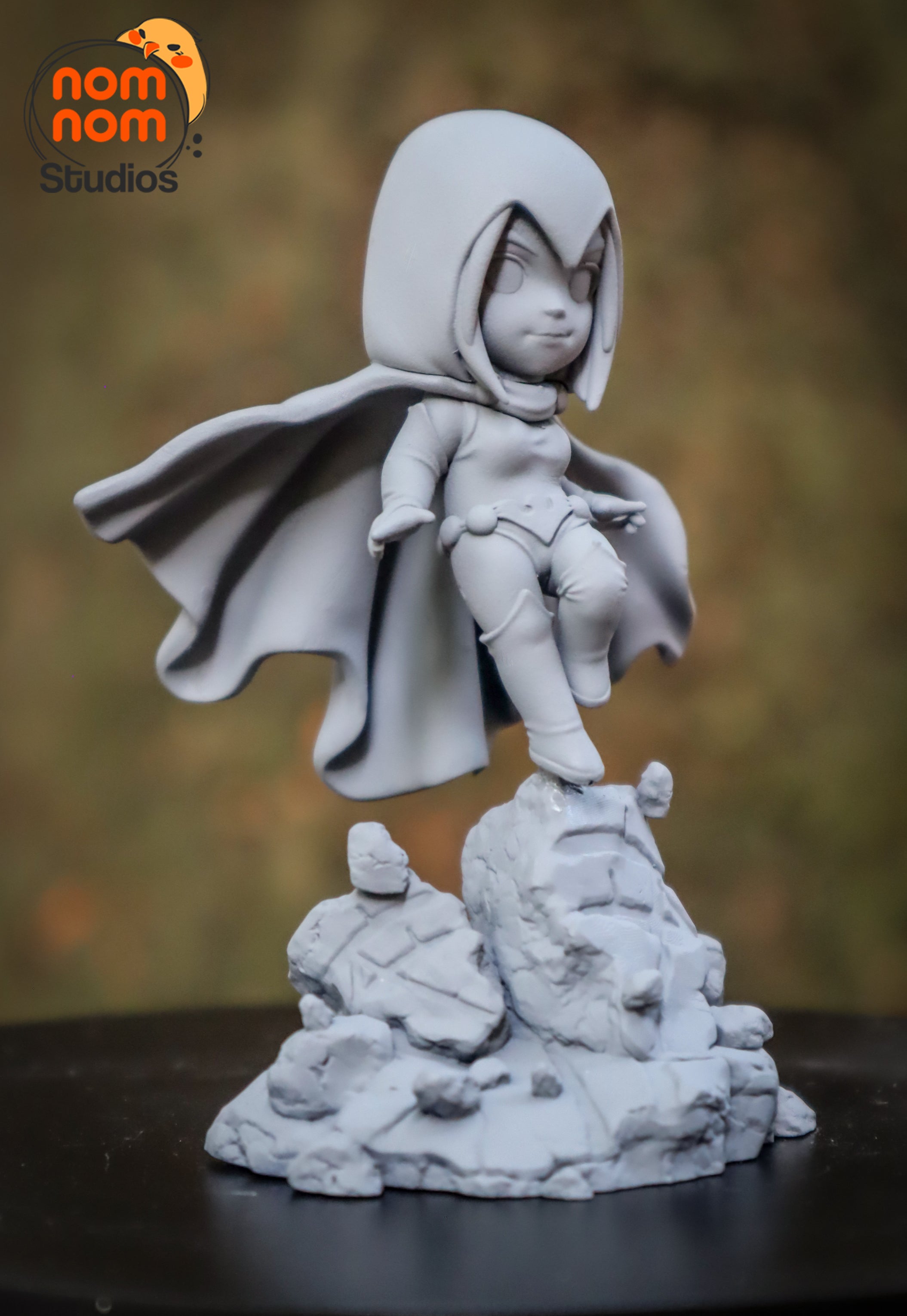 Cloaked Veilwalker | Chibi Unpainted Resin Kit Model