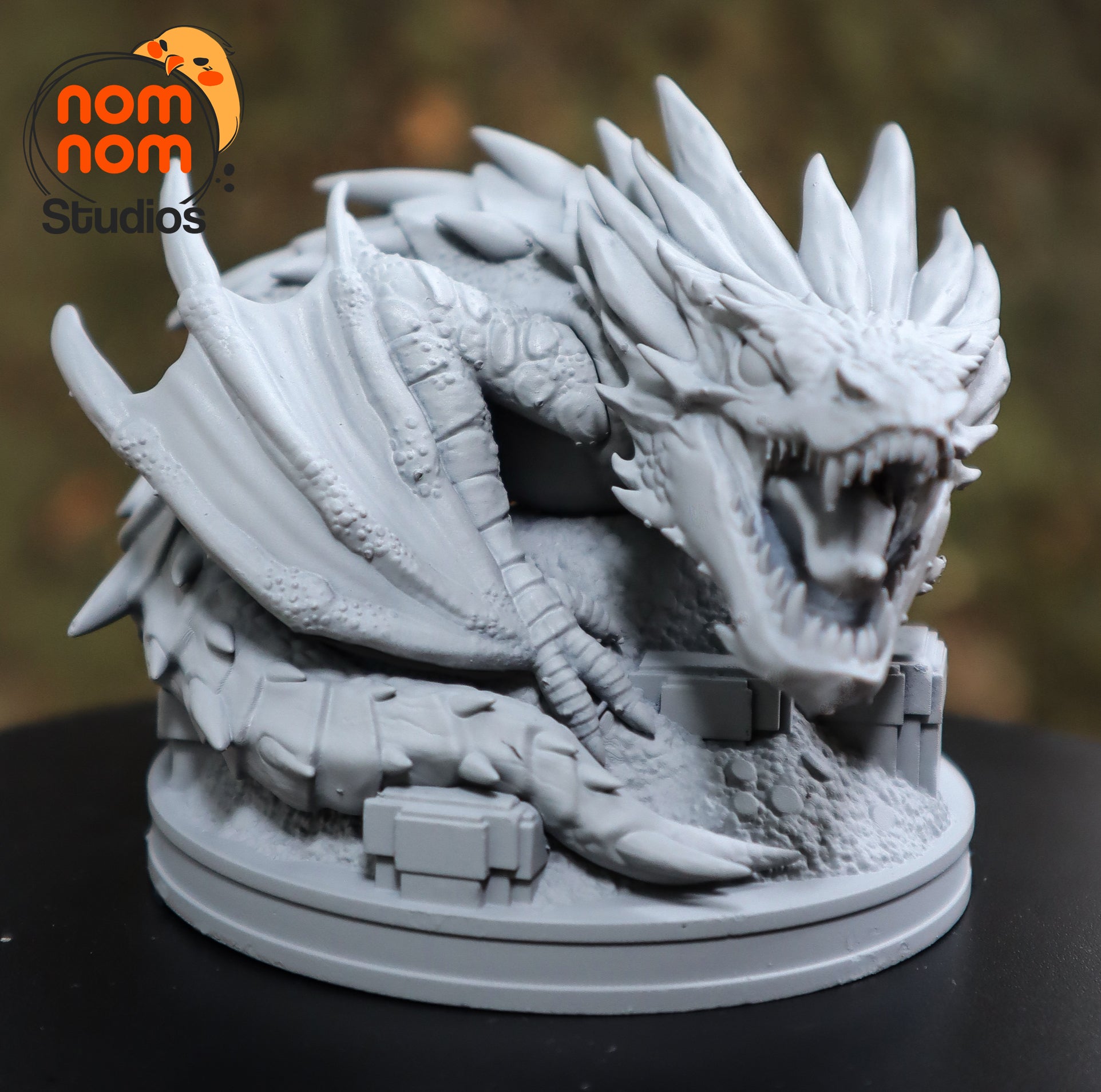 Spikecrest Ruinfang | Chibi Unpainted Resin Kit Model