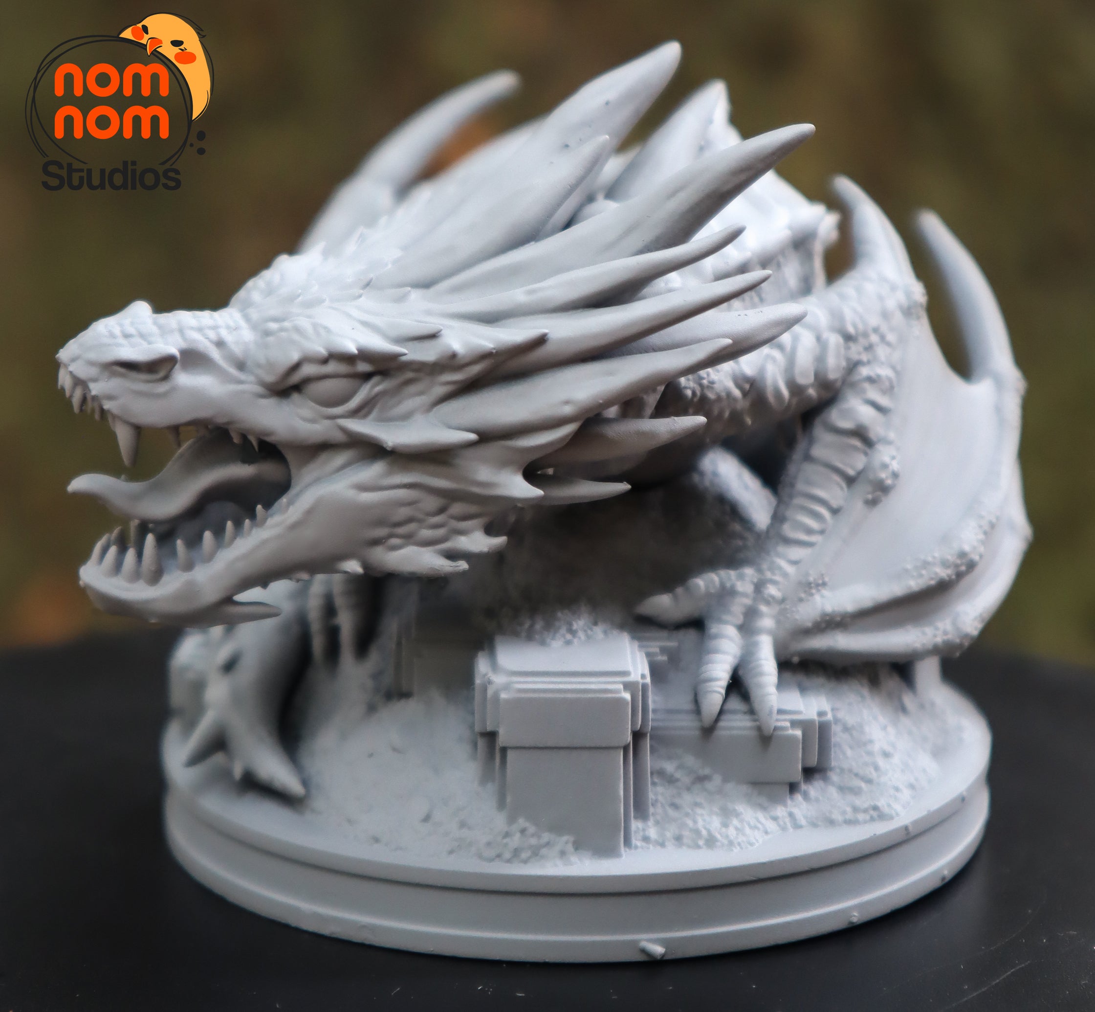 Spikecrest Ruinfang | Chibi Unpainted Resin Kit Model