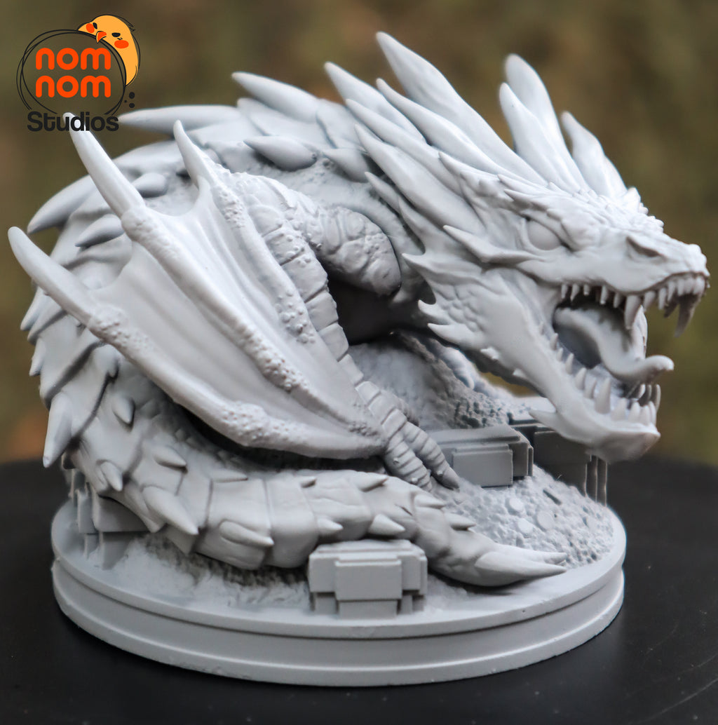 Spikecrest Ruinfang | Chibi Unpainted Resin Kit Model